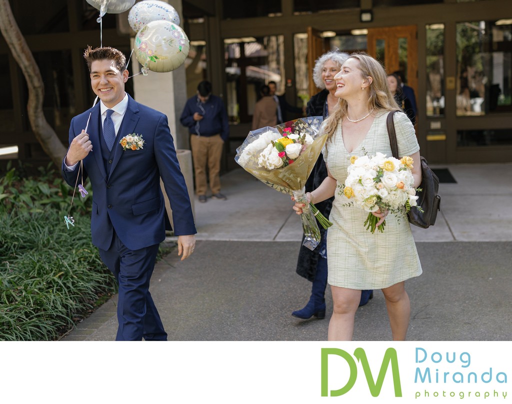 Candid Sacramento County Clerk Office Wedding Photos