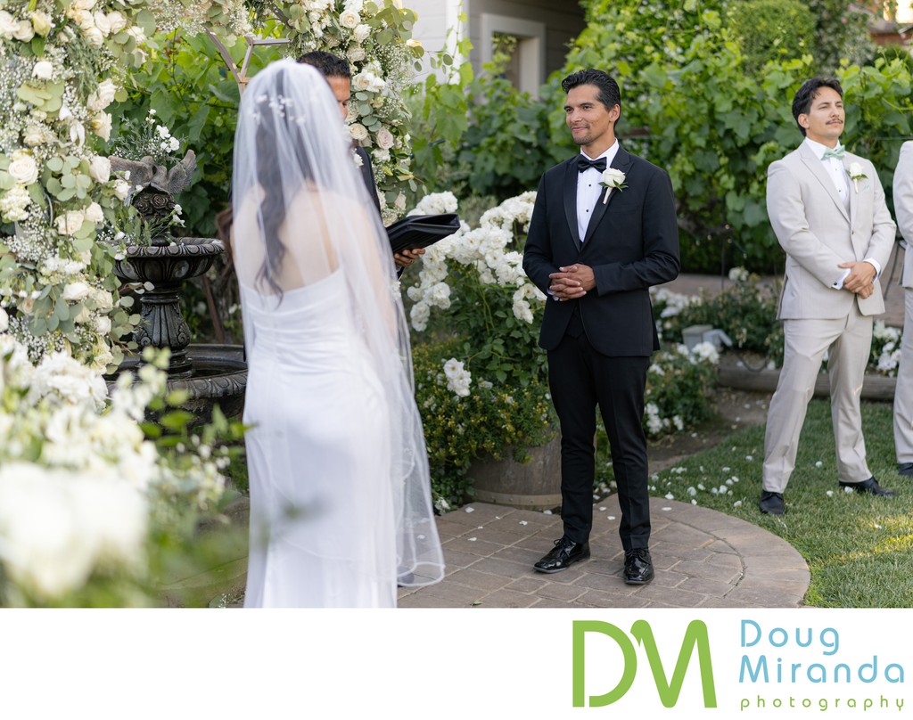 Scribner Bend Vineyards Wedding Ceremony Photo 