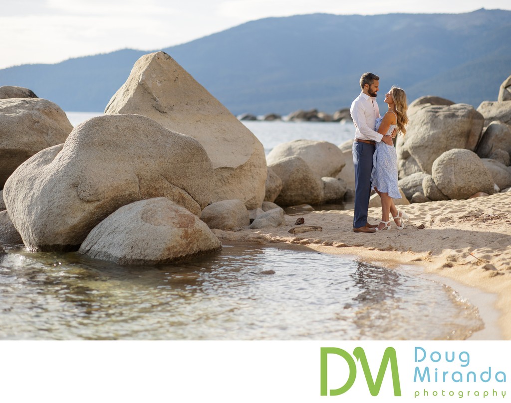 Sand Harbor Engagement Photographer