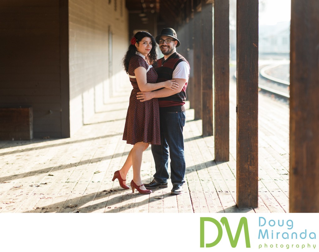 Old Sacramento Engagement Photography