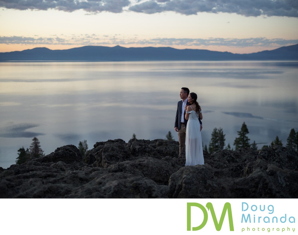 Lake Tahoe Engagement Photo