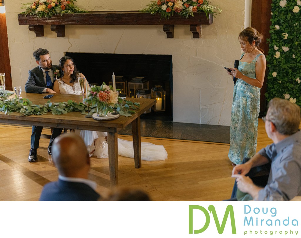 Villa Chanticleer Wedding Reception Speech 