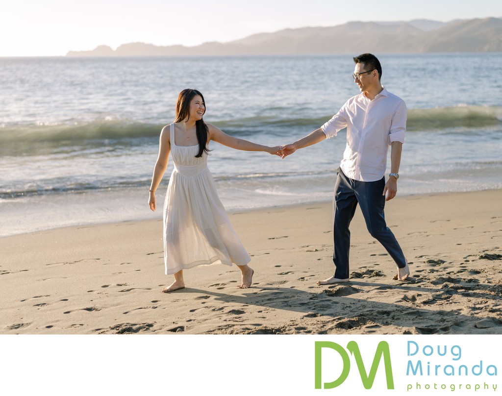 Baker Beach Engagement Photography