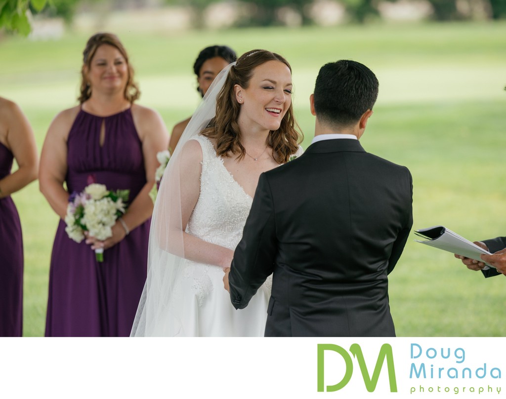 Pavilion at Haggin Oaks Wedding Ceremony Photo