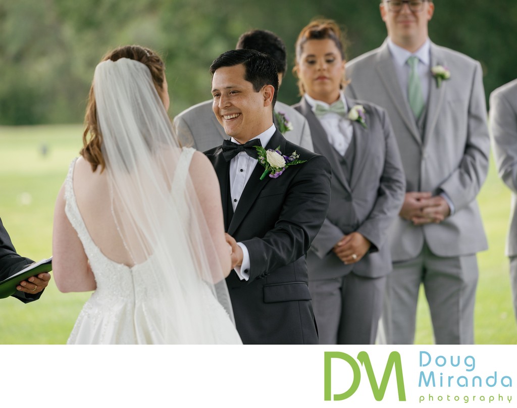 Pavilion at Haggin Oaks Ceremony Wedding Photo