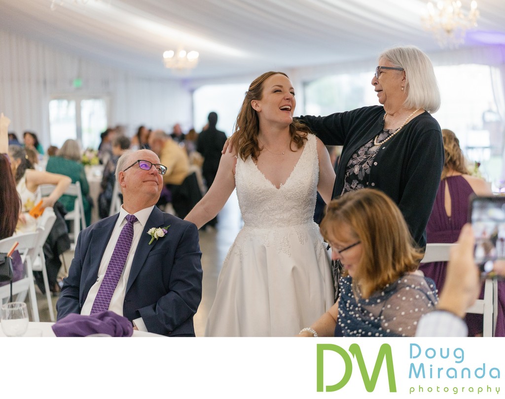 Haggin Oaks Candid Reception Photo
