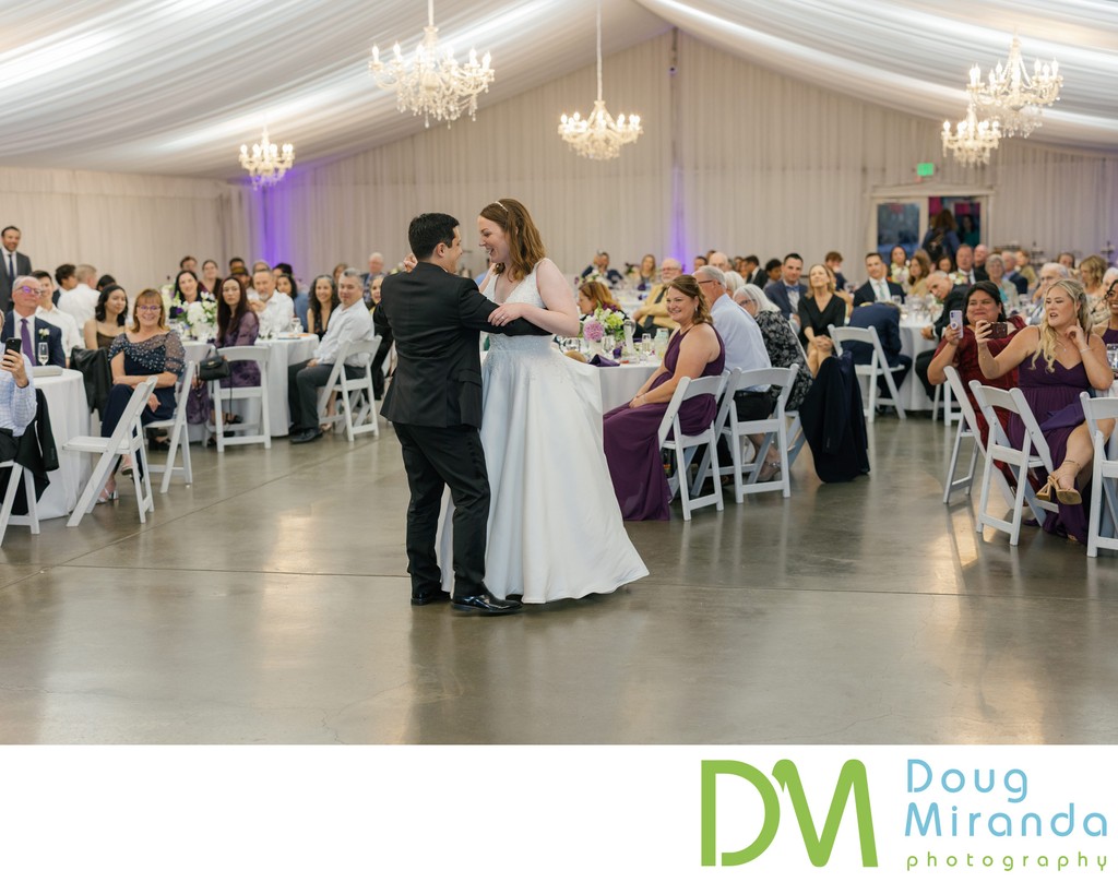 Pavilion at Haggin Oaks Wedding First Dance