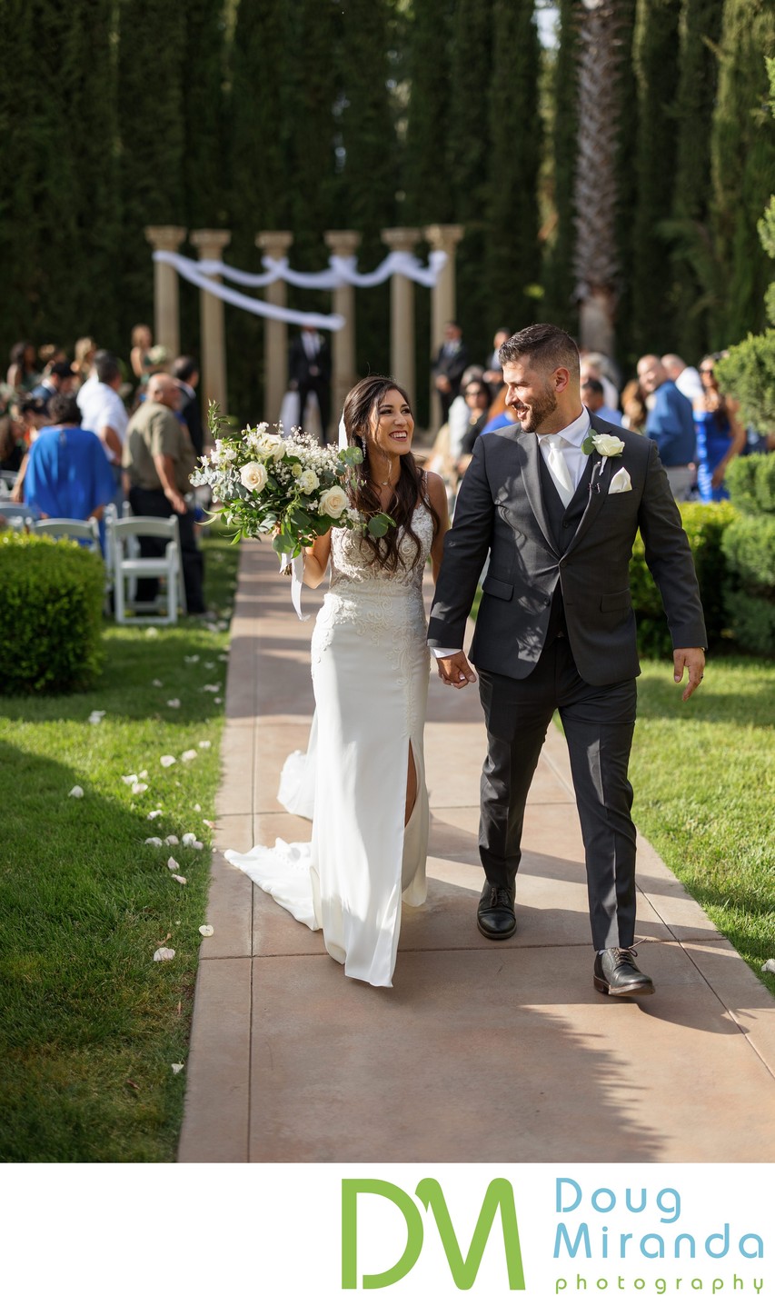 Grand Island Mansion Wedding Ceremony Recessional 