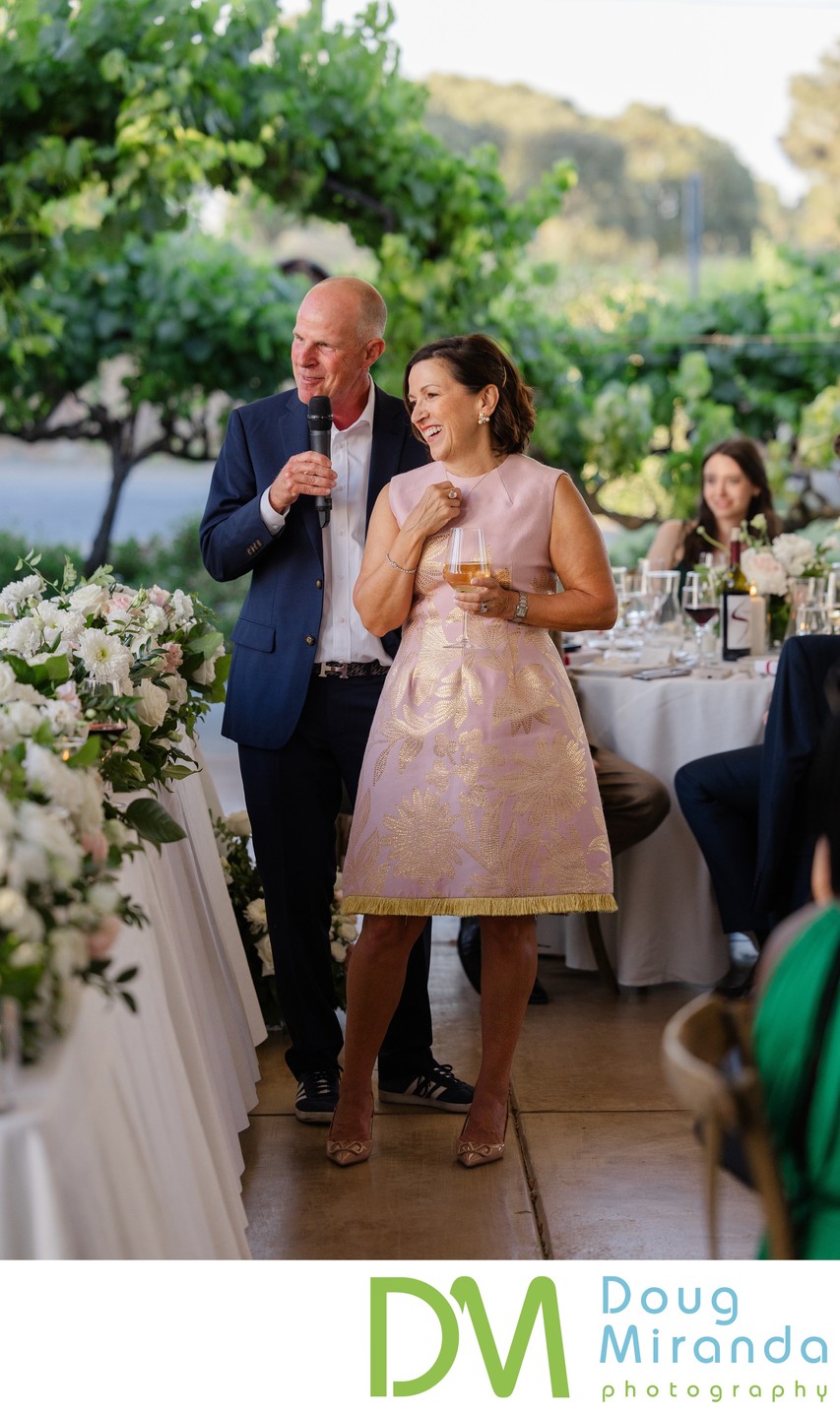 Scribner Bend Vineyard Wedding Reception Speech 