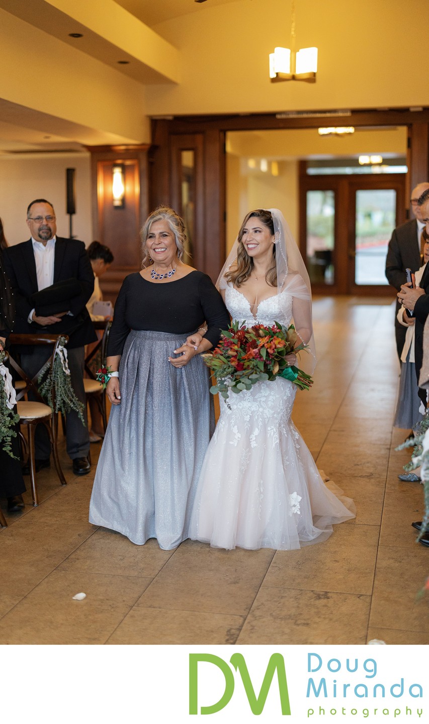 Winchester Estate Indoor Wedding Ceremony Pic