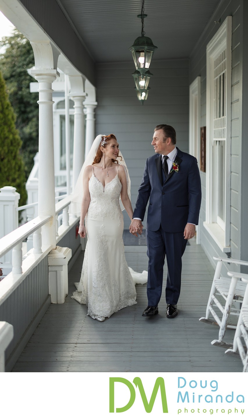 Sequoia Mansion Wedding Couples Portrait 