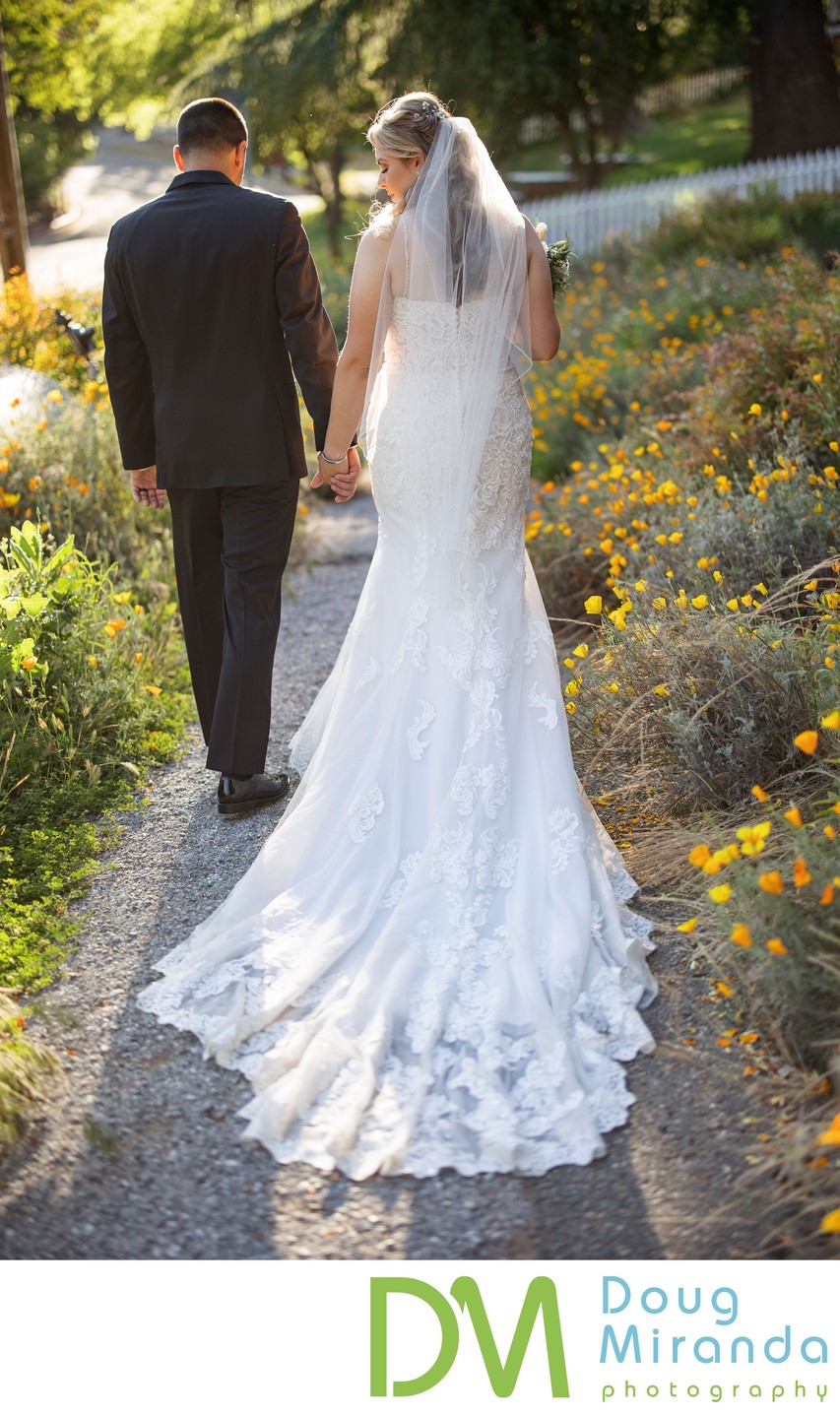 Sequoia Mansion Spring Wedding Portrait 