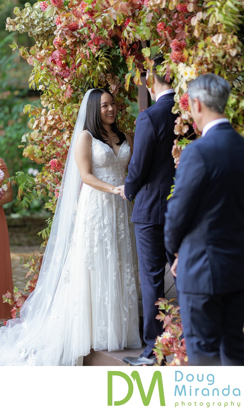 Villa Chanticleer Wedding Ceremony Photographer