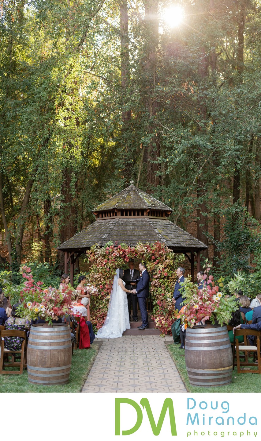 Villa Chanticleer Wedding Ceremony 