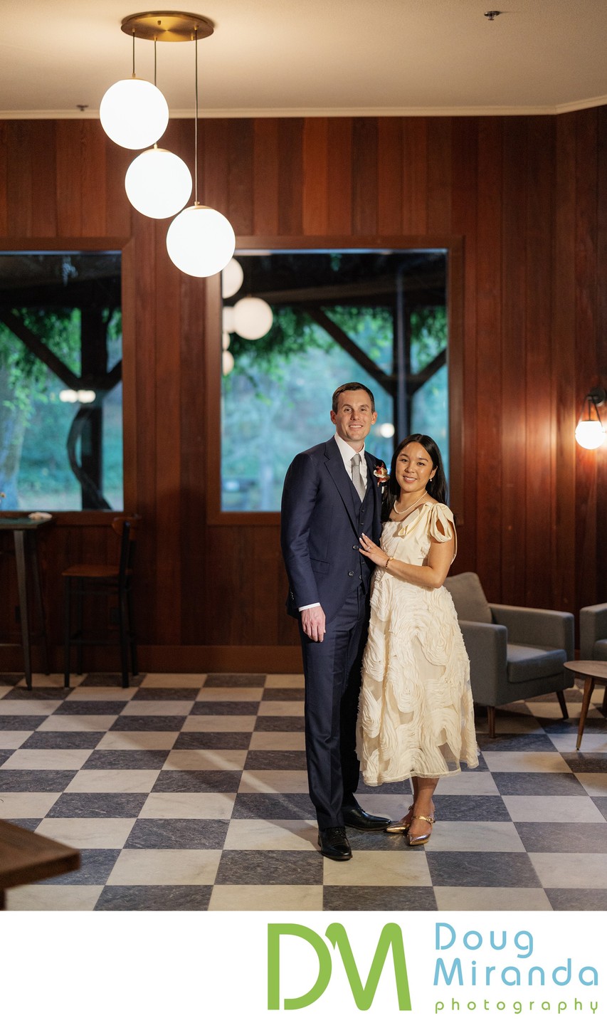 Villa Chanticleer Indoor Wedding Portrait 