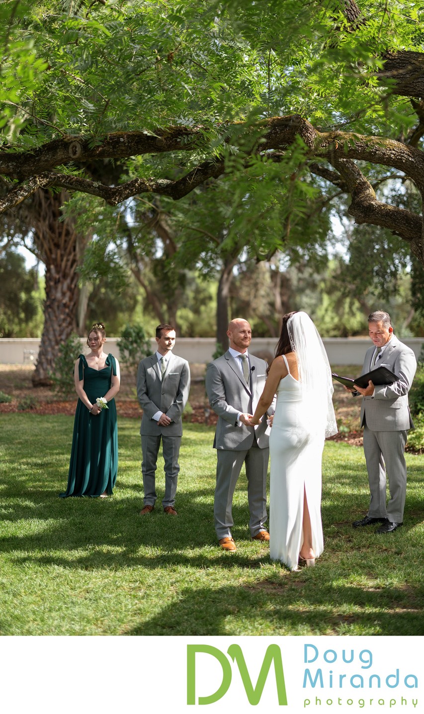 The Maples wedding ceremony pictures