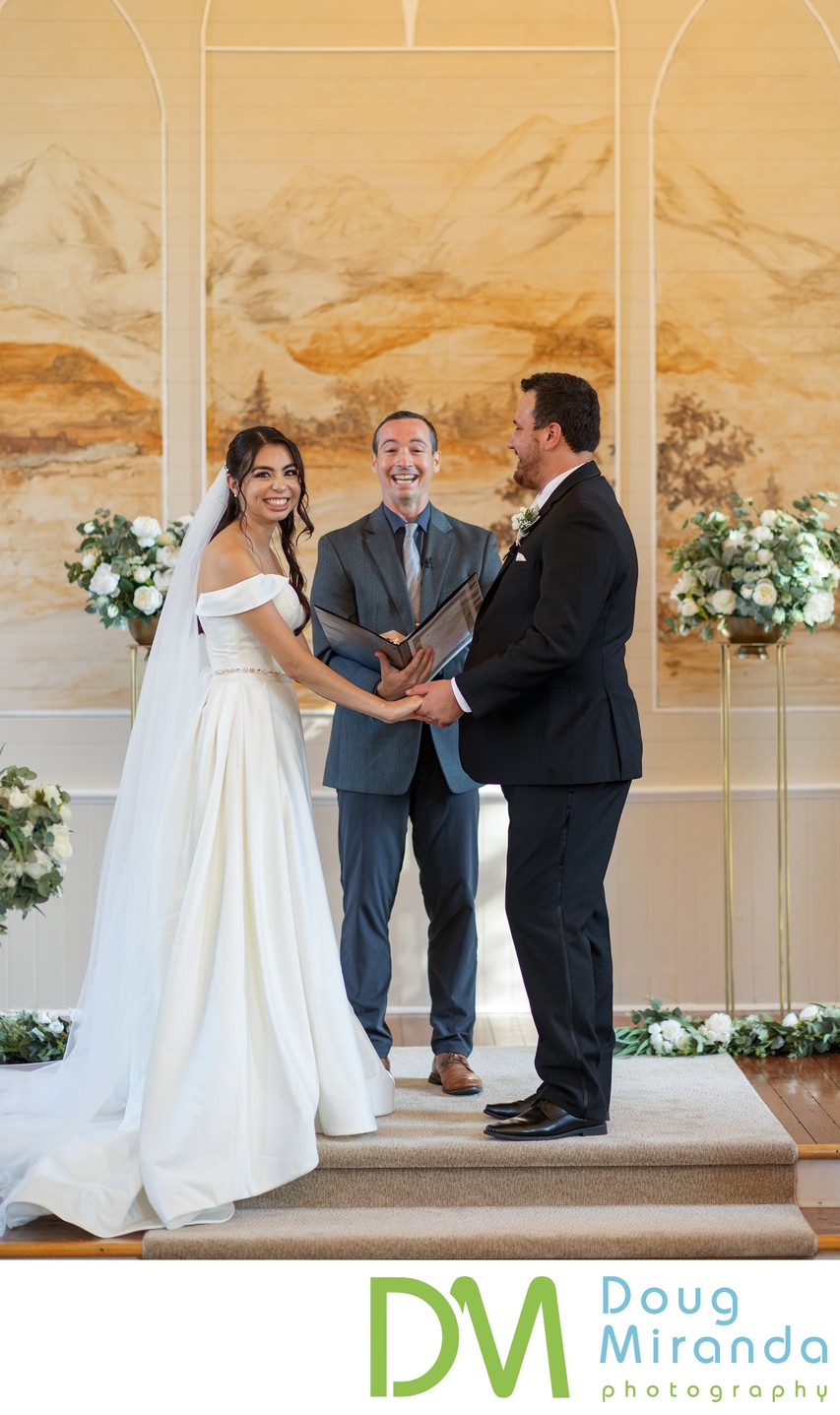 Old St. Mary’s Chapel Wedding Ceremony Photo