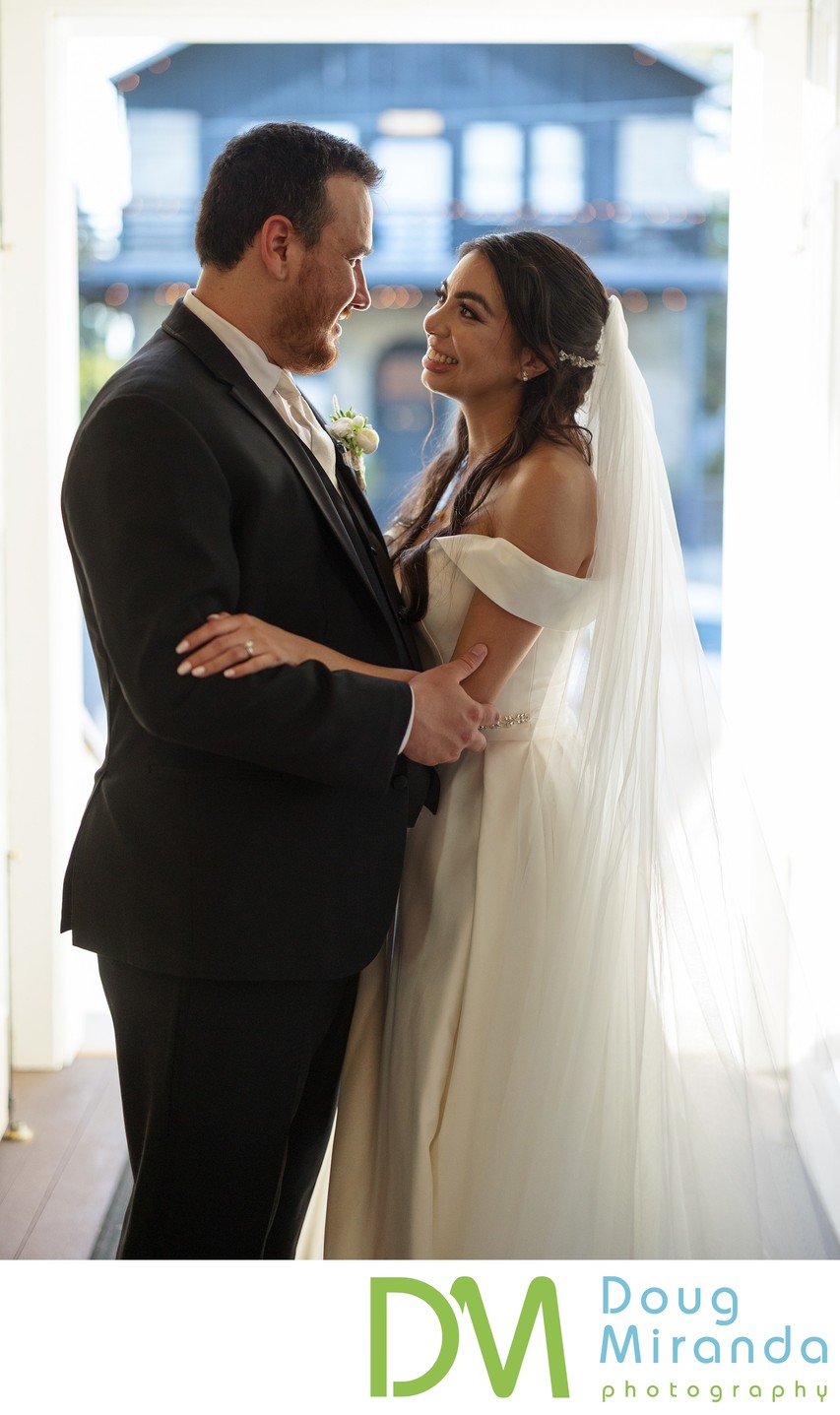 Old St. Mary’s Chapel Newlywed Portrait