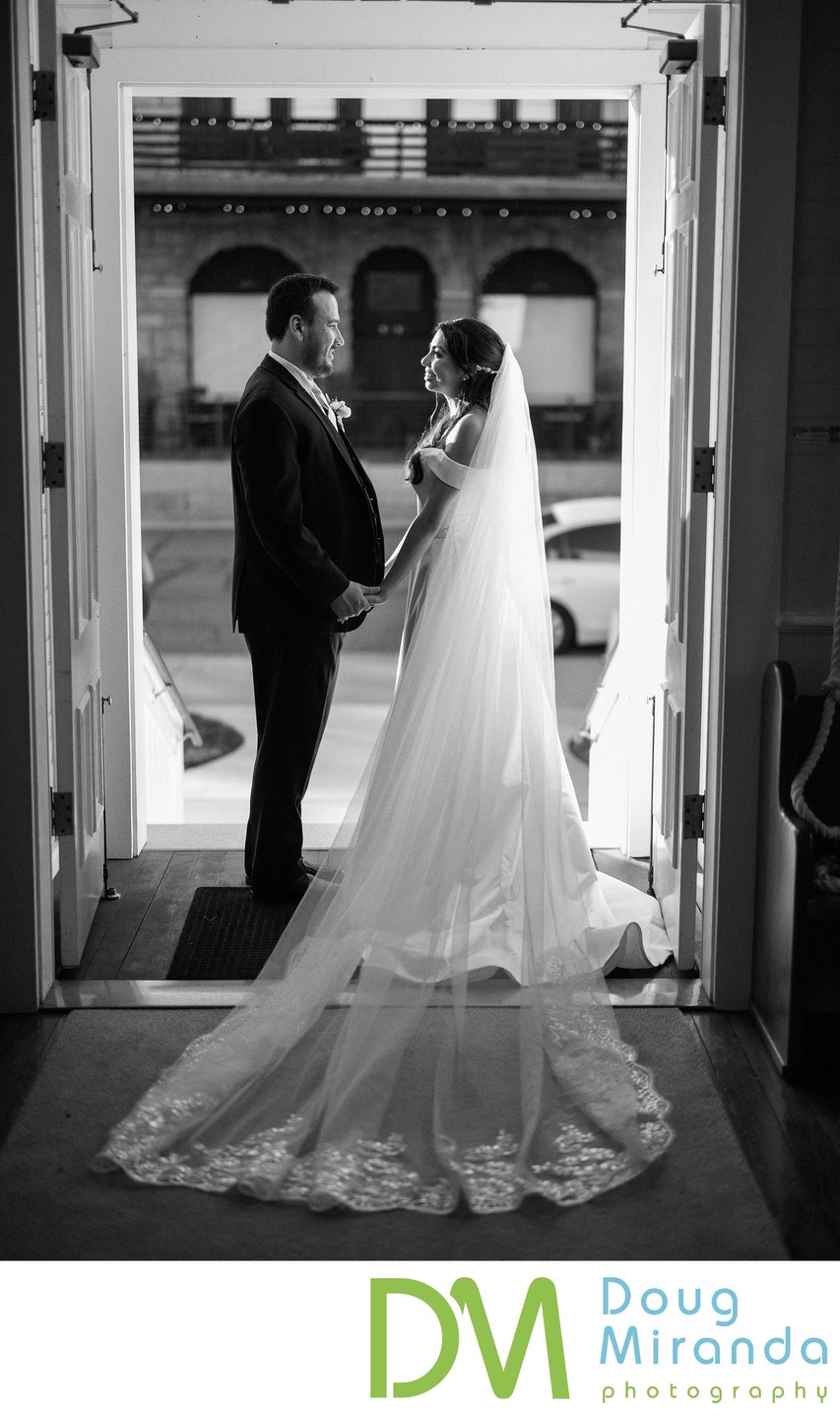 Old St. Mary’s Chapel Wedding Portraits