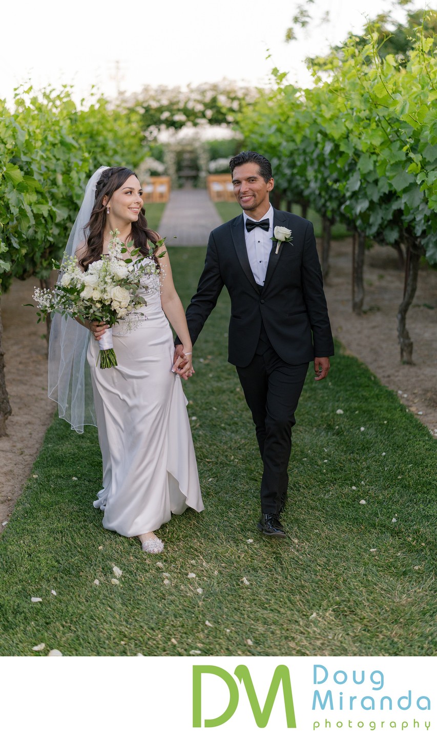 Scribner Bend Vineyards Wedding Portraits