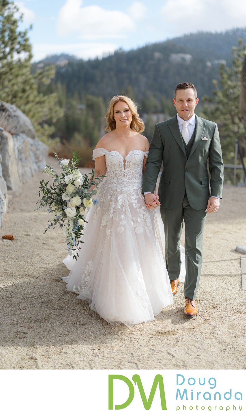 Tahoe Blue Estate Wedding Portraits 