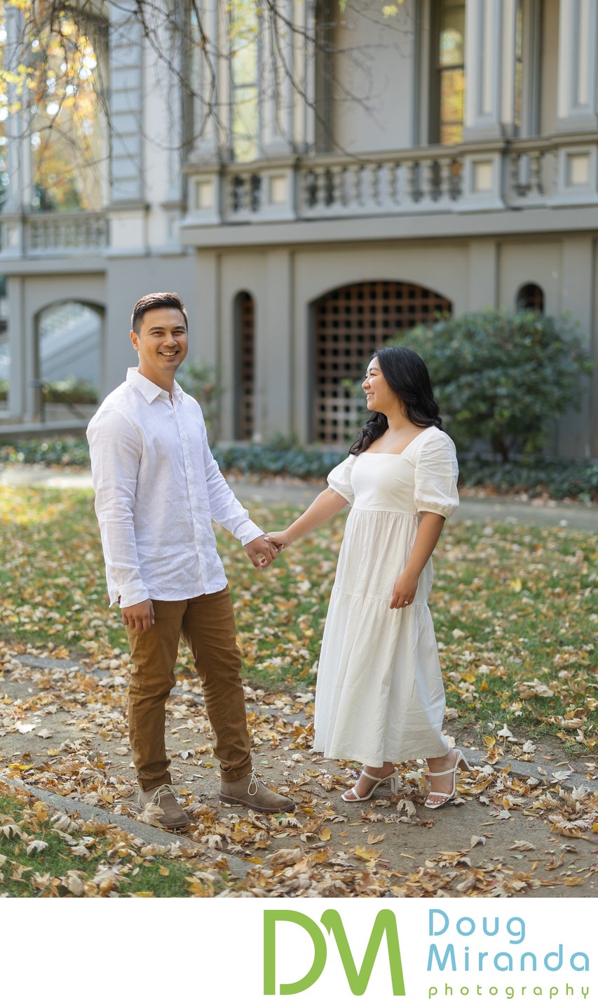 Crocker Art Museum Engagement Photo