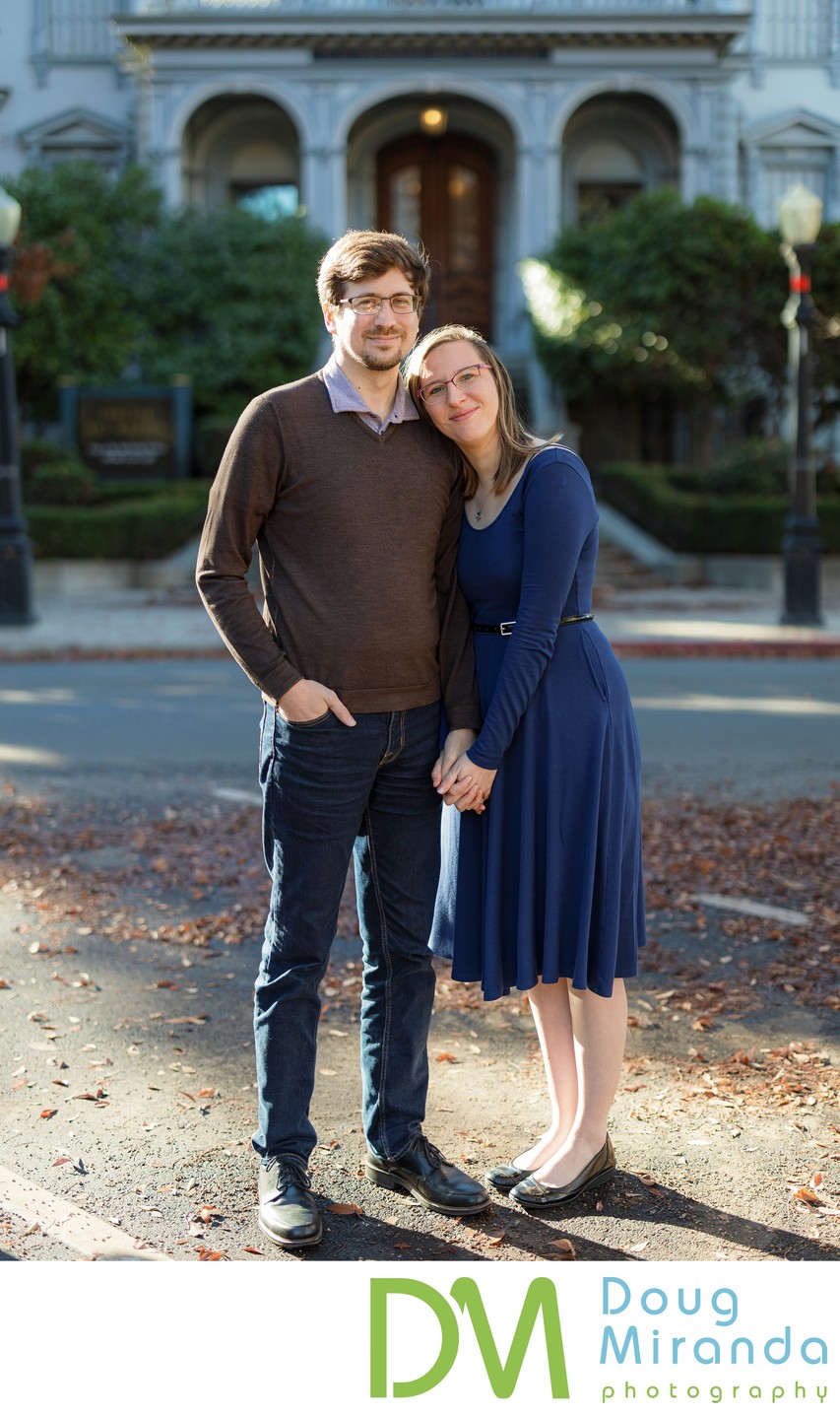 Crocker Art Museum Engagement Photographer