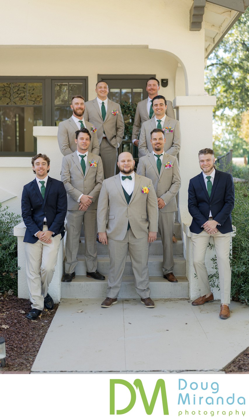Hidden Grove Groomsmen Photos