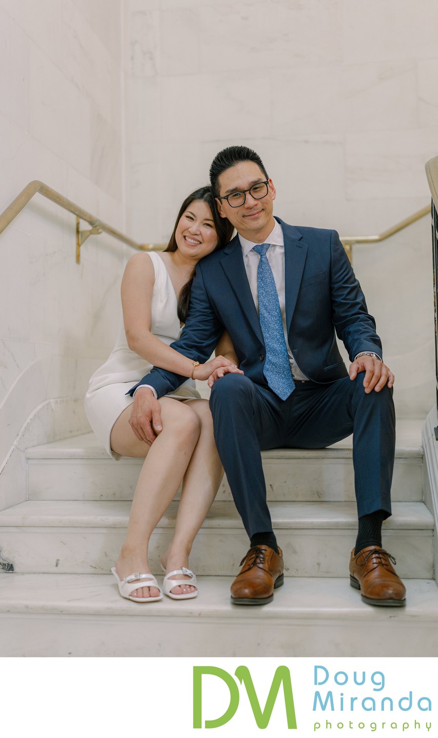 San Francisco City Hall Engagement Photoshoot