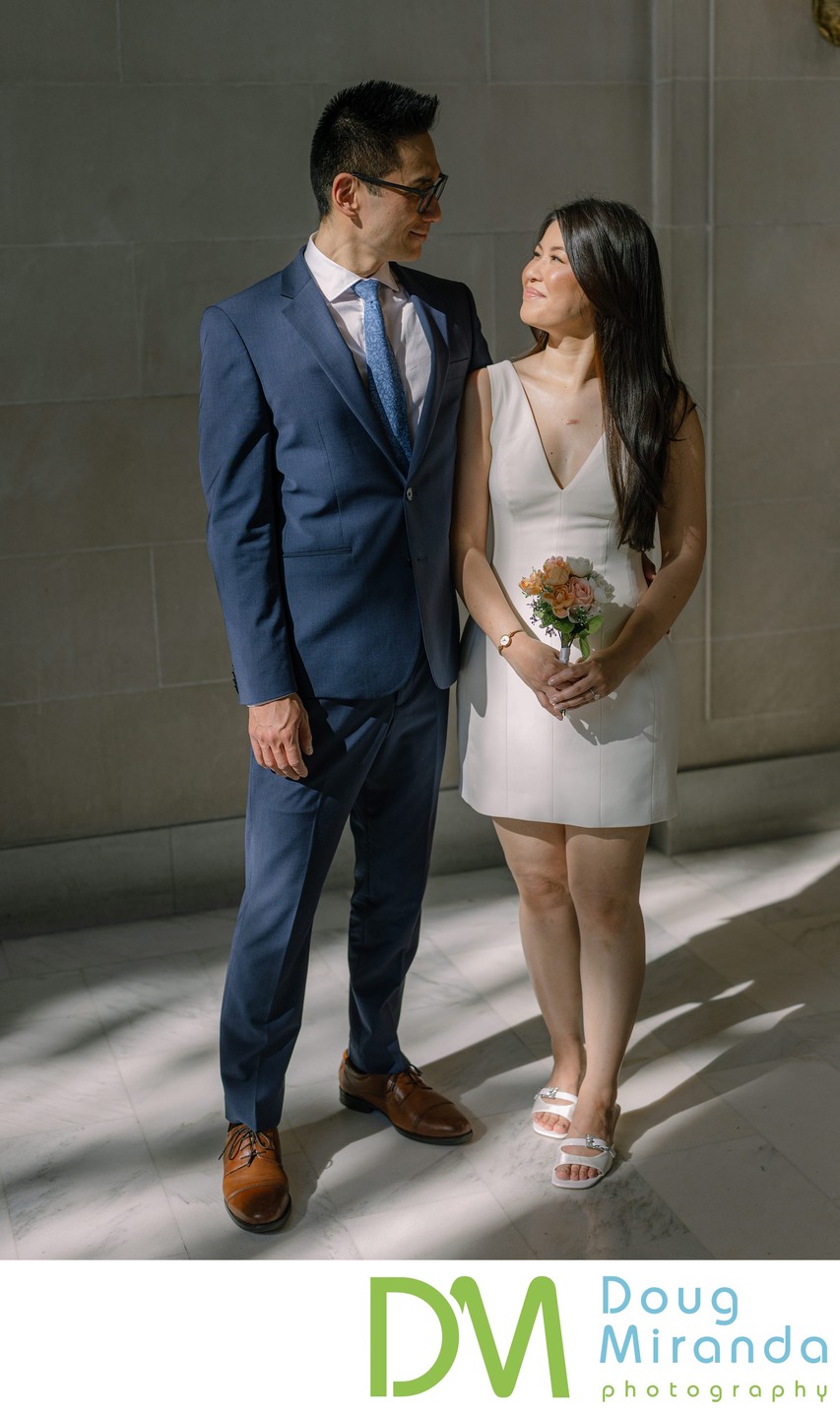 SF City Hall Engagement Photo