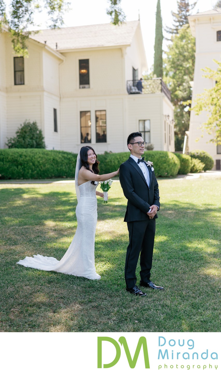 Park Winters Wedding First Look