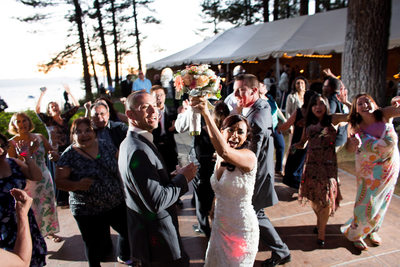 Zephyr Cove Resort Wedding Reception Dancing Photos