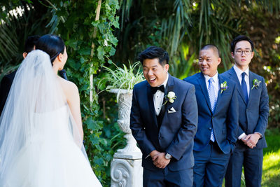 Outdoor Wedding Ceremony Pics at Grand Island Mansion 