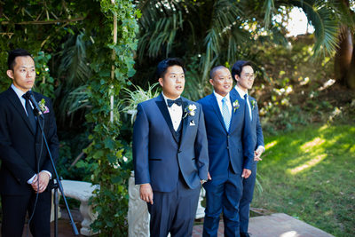 Wedding Ceremony Photographs at Grand Island Mansion 