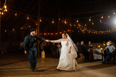 Yolo Land and Cattle Company wedding reception photos