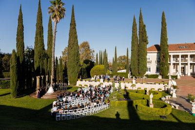Grand Island Mansion Wedding Ceremony Photos