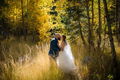 Lake Tahoe Fall Wedding Photos