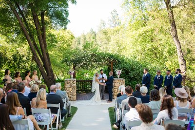 High Sierra Iris Wedding Gardens Ceremony Photography