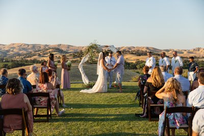 Taber Ranch Vineyard and Event Center Wedding Ceremony 