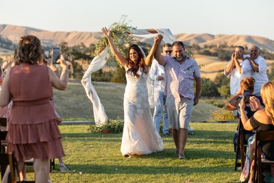 Taber Ranch Wedding Ceremony Pictures 