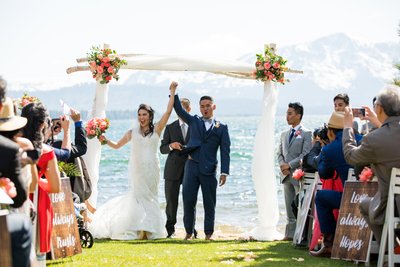 Edgewood Tahoe Wedding Ceremony Photographers