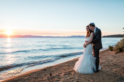 Edgewood Tahoe Beach Wedding Photos