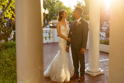 Vizcaya Sacramento Wedding Sunset Photos