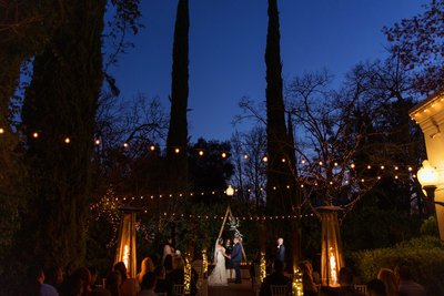 Vizcaya Sacramento Winter Wedding Ceremony Photos