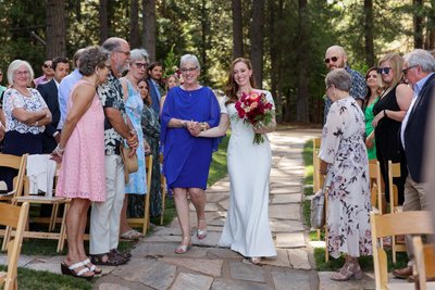 Forest House Lodge Wedding Ceremony Processional