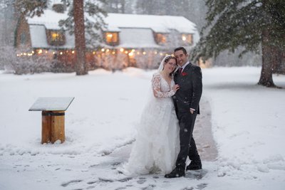 Valhalla Tahoe Winter Wedding