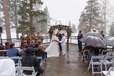 Everline Resort and Spa Winter Wedding Ceremony Photos