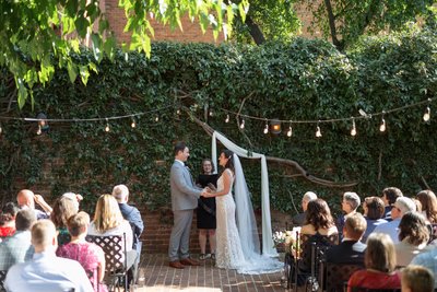 Firehouse Restaurant Wedding Ceremony Photo