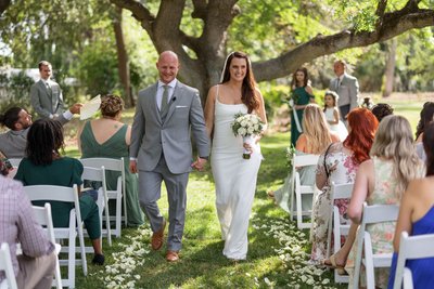 The Maples Woodland Wedding Ceremony Photography