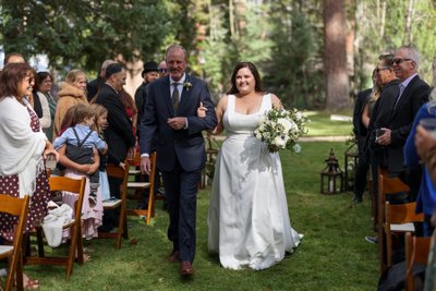 Valhalla Tahoe Wedding Ceremony Processional